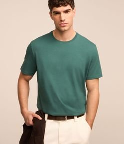 Camiseta Comfort Básica em Algodão Peruano