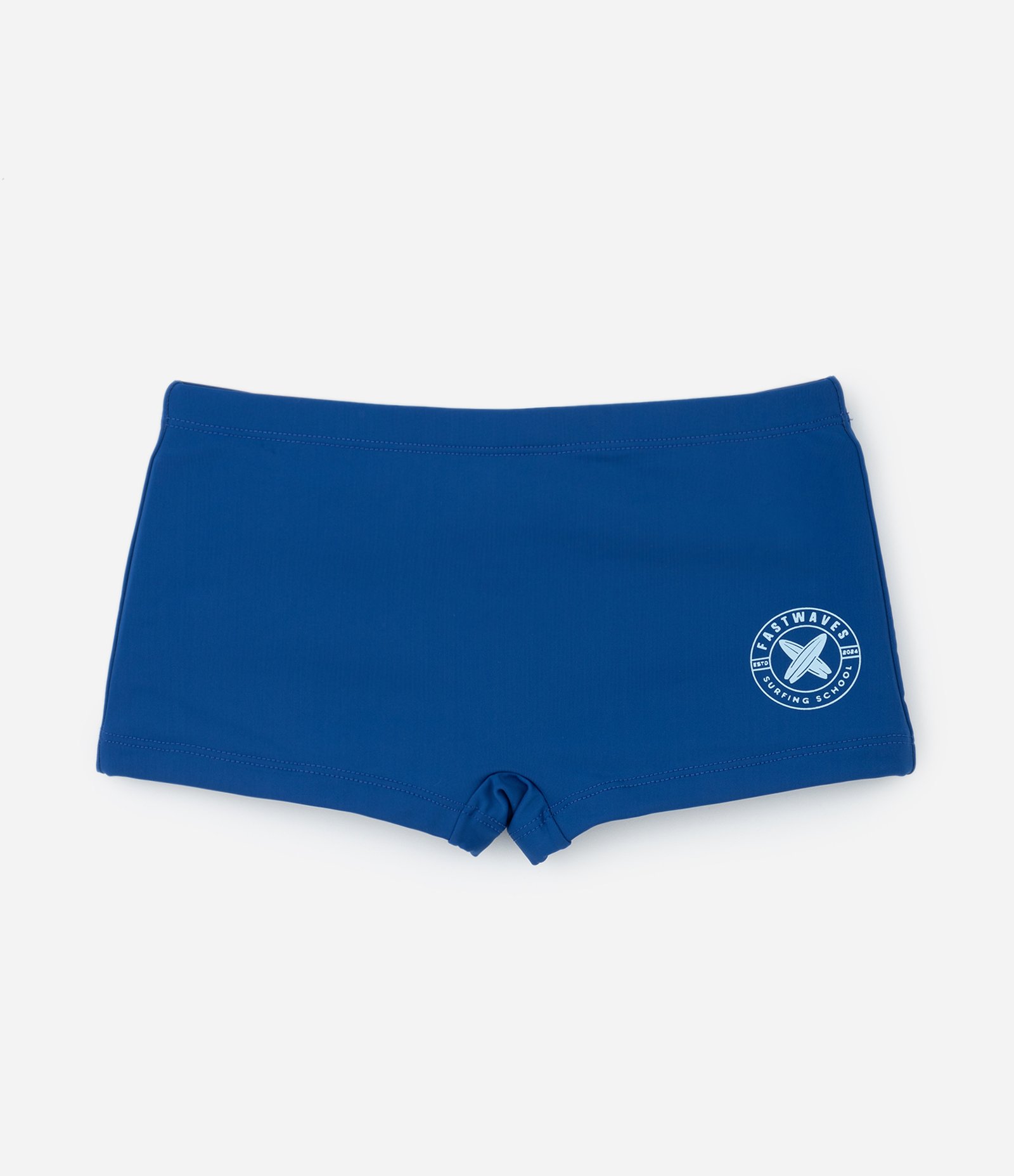 Sunga Boxer Infantil com Silk de Prancha - Tam 5 a 14 anos Azul 1