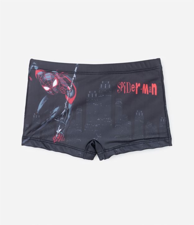 Sunga Boxer Infantil com Estampa do Spider Man -Tam 2 a 14 anos