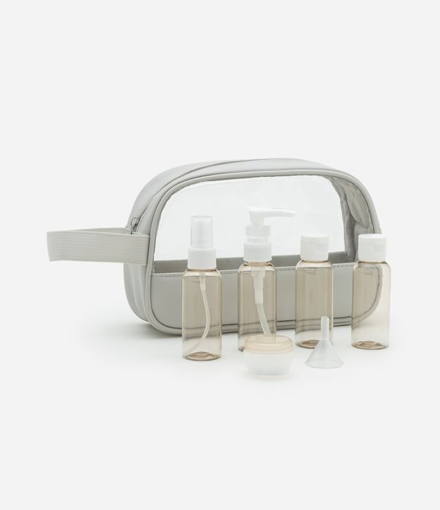 Kit Viagem com frascos e Necessaire