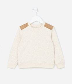 Blusão Infantil com Recortes nos Ombro - Tam 1 a 5 anos