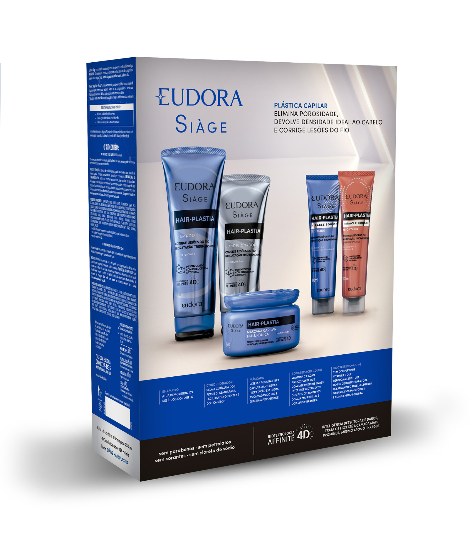 Promopack Shampoo + Condicionador Hair Plastia Siage KIT 2