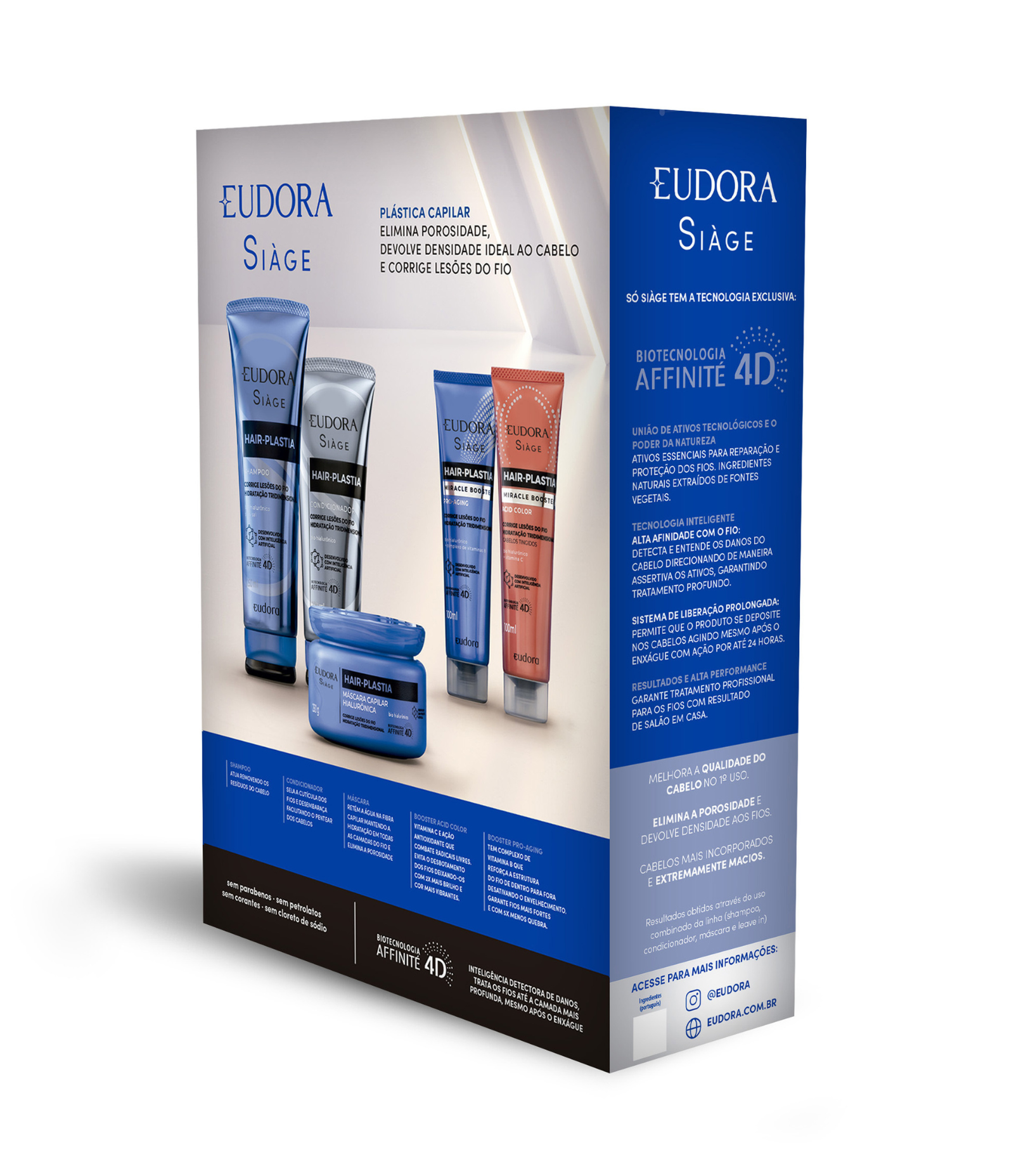 Promopack Shampoo + Condicionador Hair Plastia Siage KIT 3