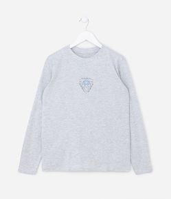 Camiseta Infantil com Estampa Localizada de Game - Tam 5 a 14 anos