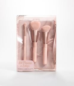 Kit 03 Pincéis + Estojo Alchemia