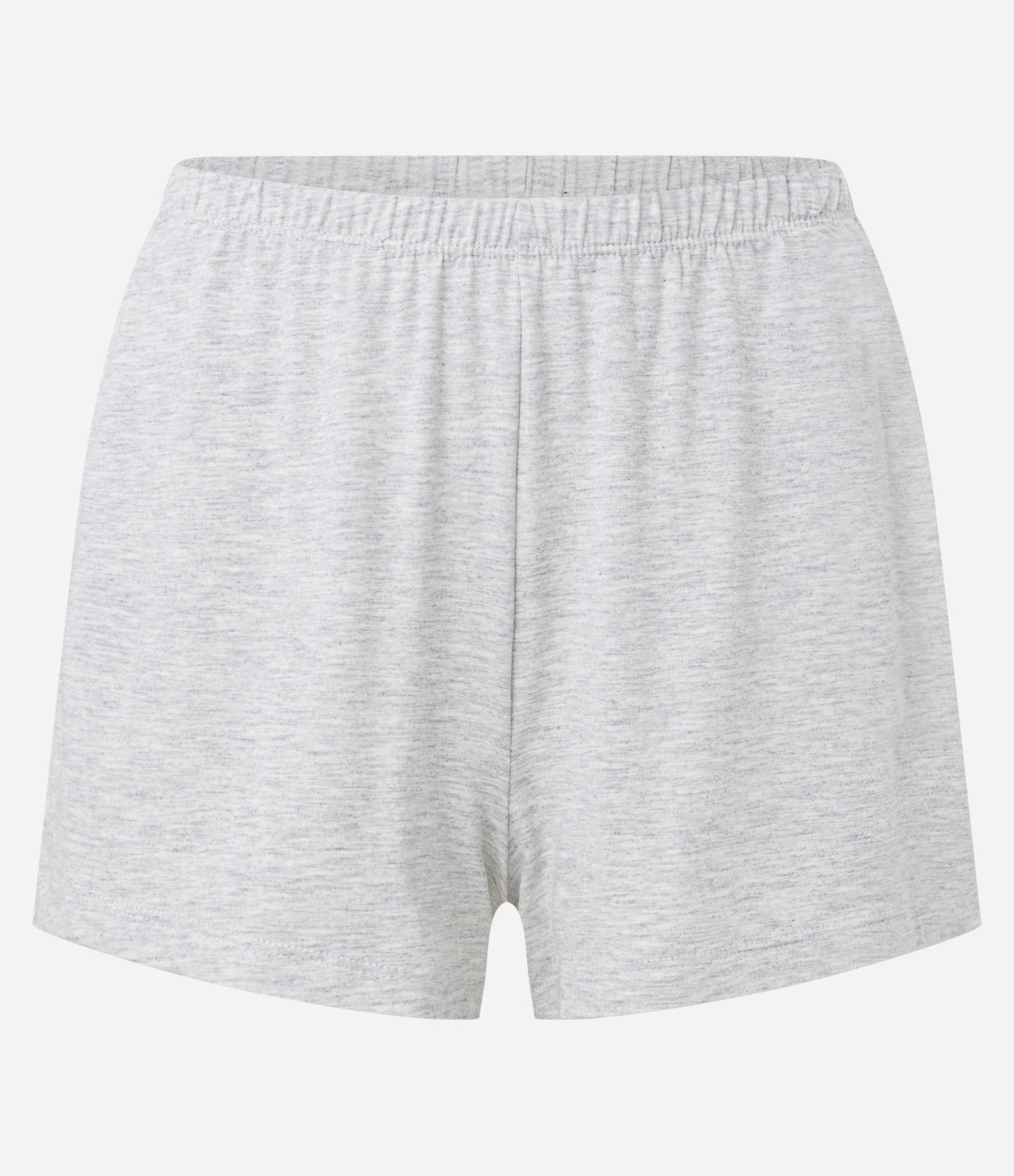 Pijama Short Doll em Viscolycra com Detalhe em Renda Cruzada Cinza 8