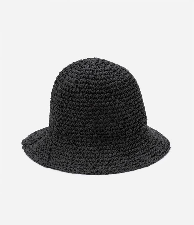 Chapéu Bucket com Textura de Ráfia