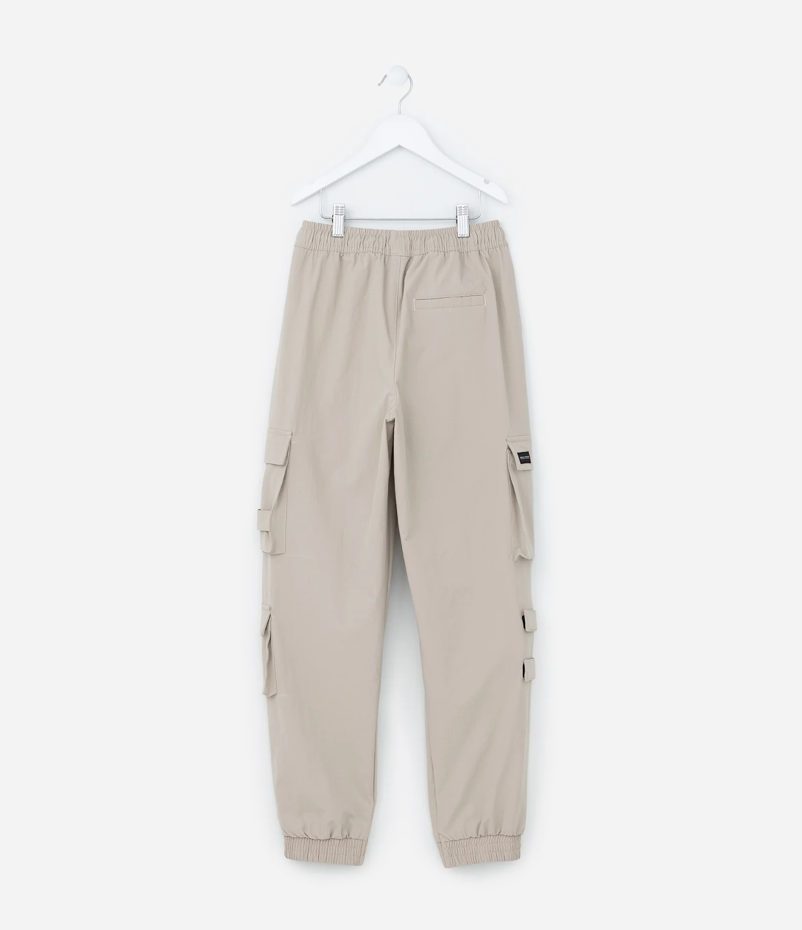 Calça Infantil com Bolsos Cargo e Velcro - Tam 5 a 14 Anos Cinza 2