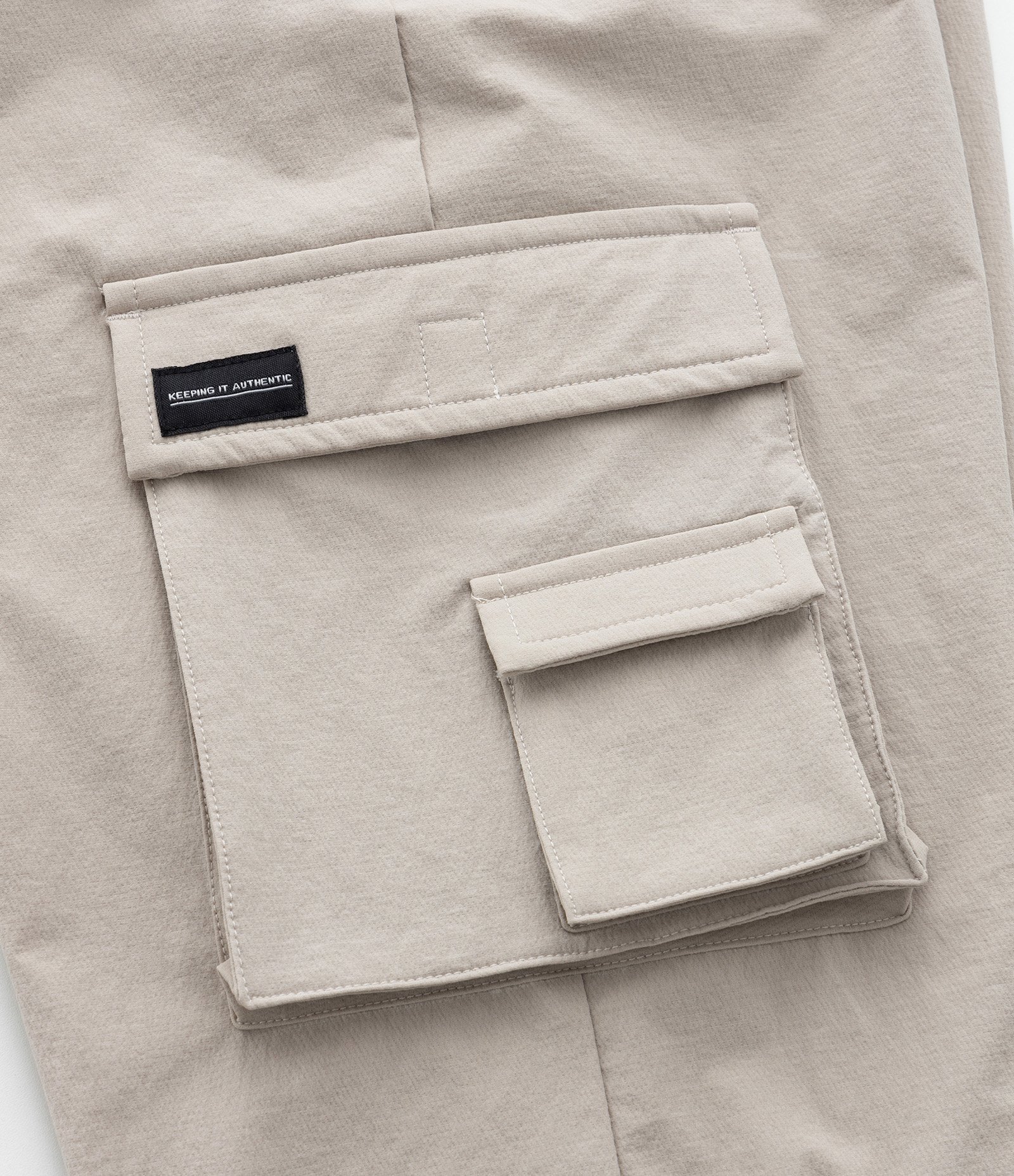 Calça Infantil com Bolsos Cargo e Velcro - Tam 5 a 14 Anos Cinza 6