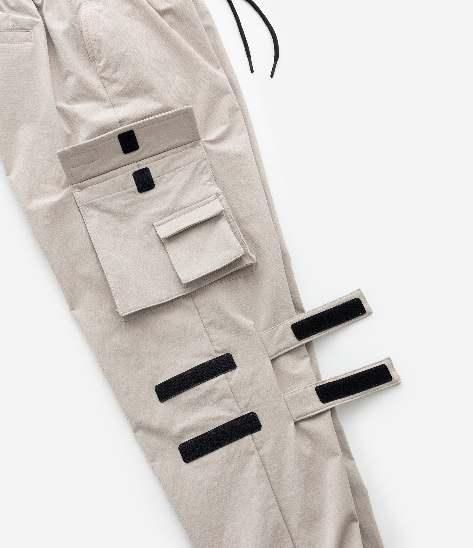 Calça Infantil com Bolsos Cargo e Velcro - Tam 5 a 14 Anos Cinza 7