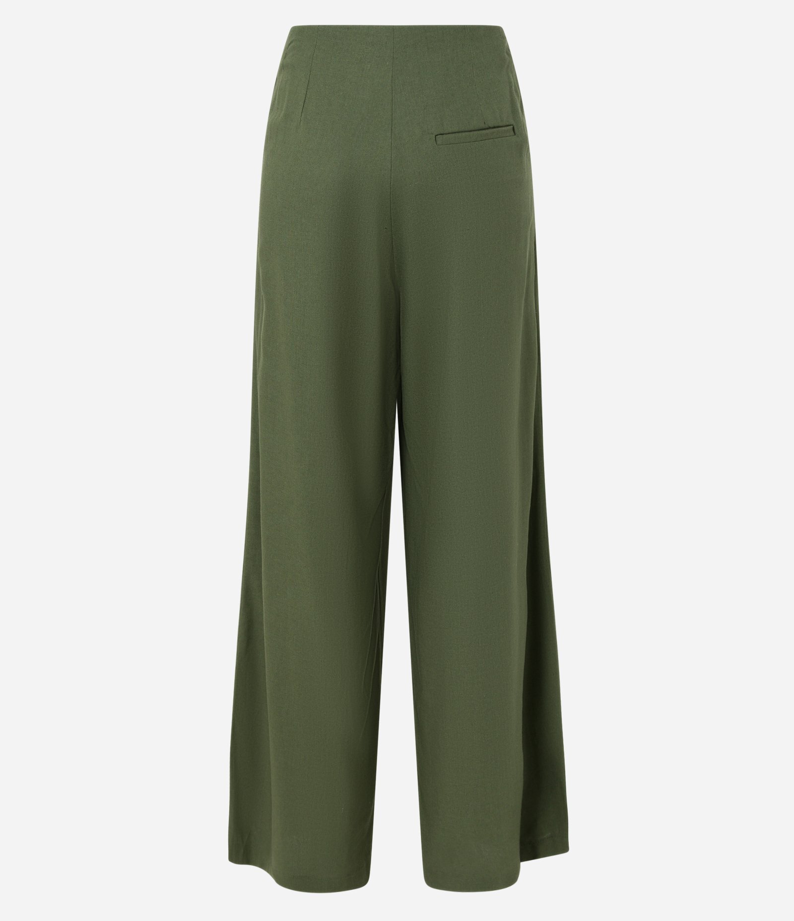 Calça Reta em Viscolinho com Pregas 6