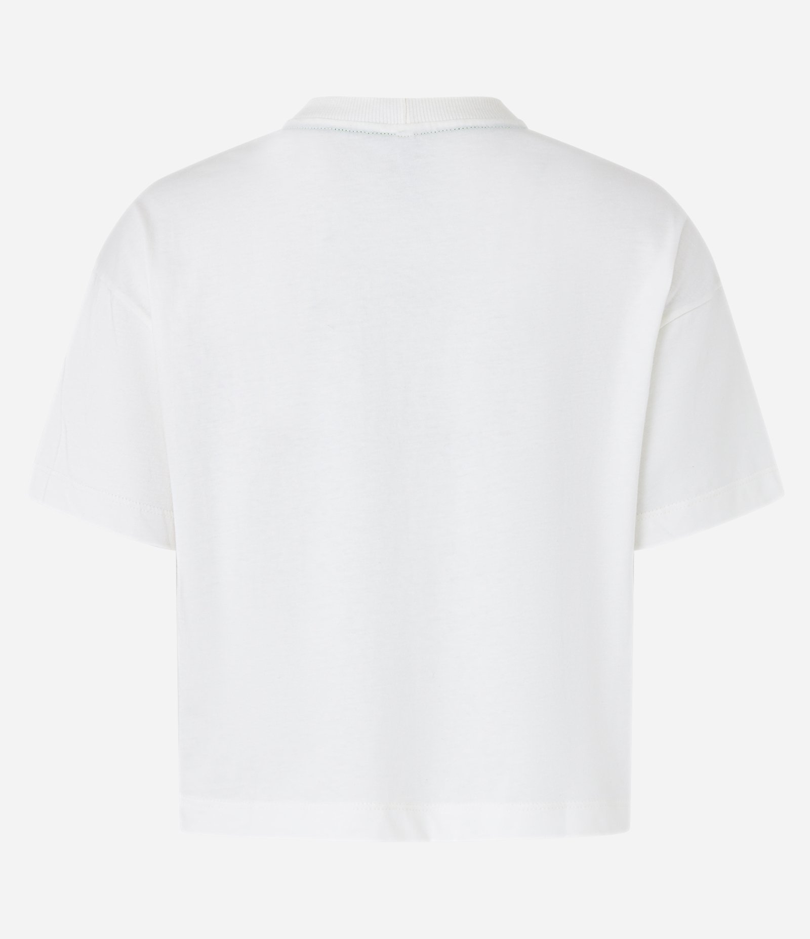 Blusa T-shirt em Algodão com Estampa Folhagem com Tucanos Branco 6