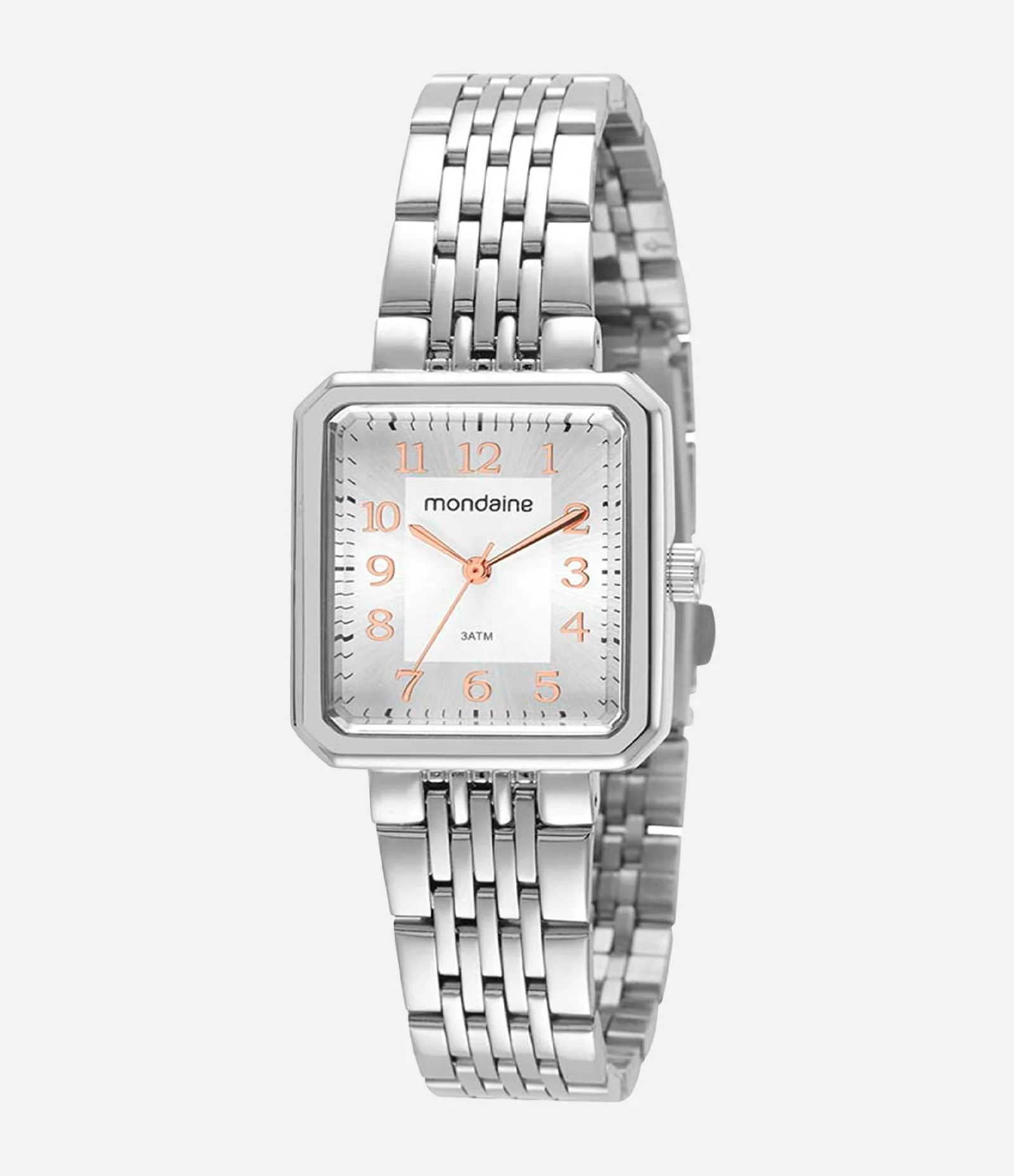 Kit Relógio Feminino Mondaine Analógico com Caixa em Metal e Pulseira em Aço  Prata 1