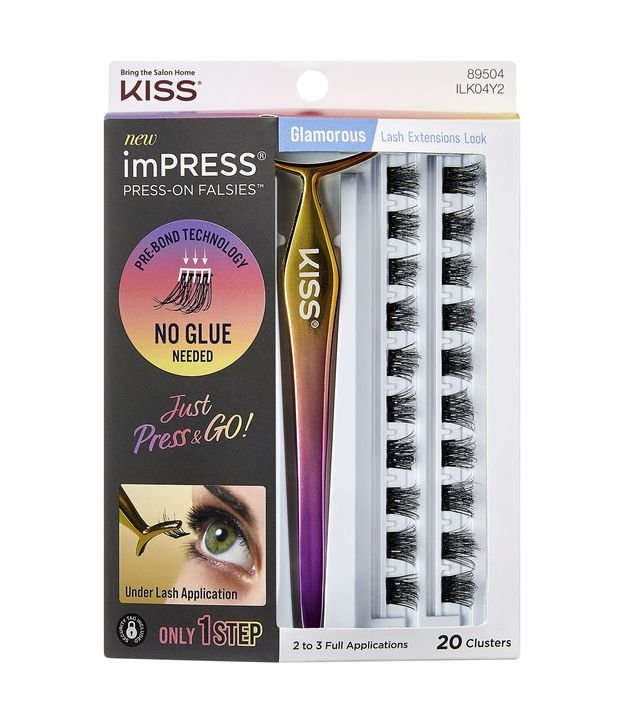 Cilios posticos imPRESS Press on Falsies Kit 04