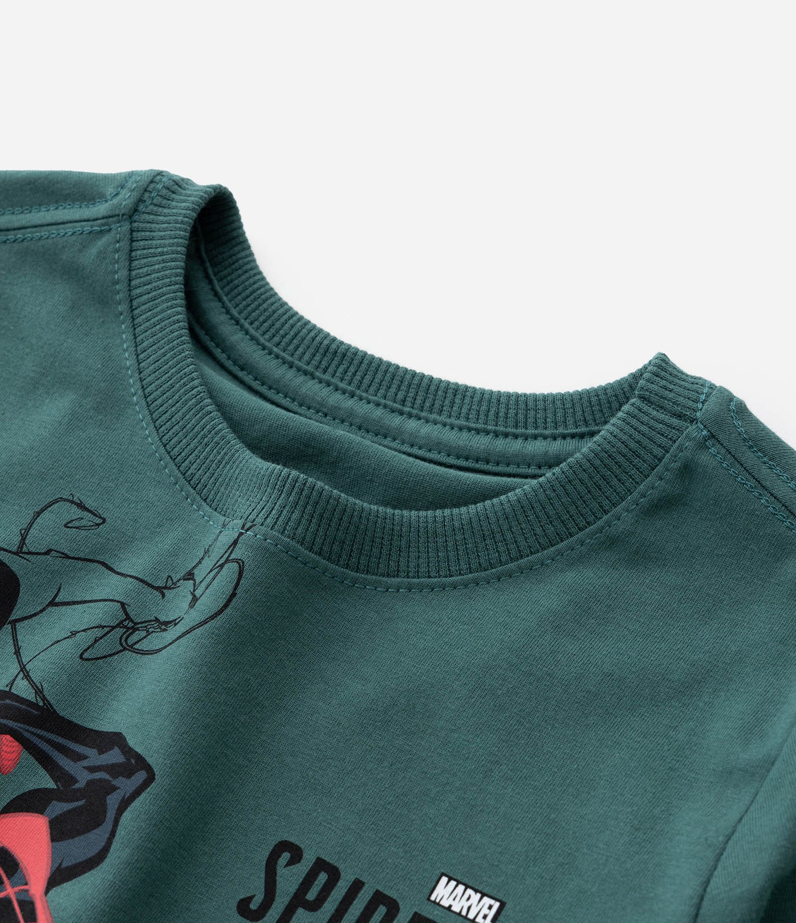 Camiseta Infantil Comfort com Estampa do Homem Aranha - Tam 3 a 10 anos Verde 4