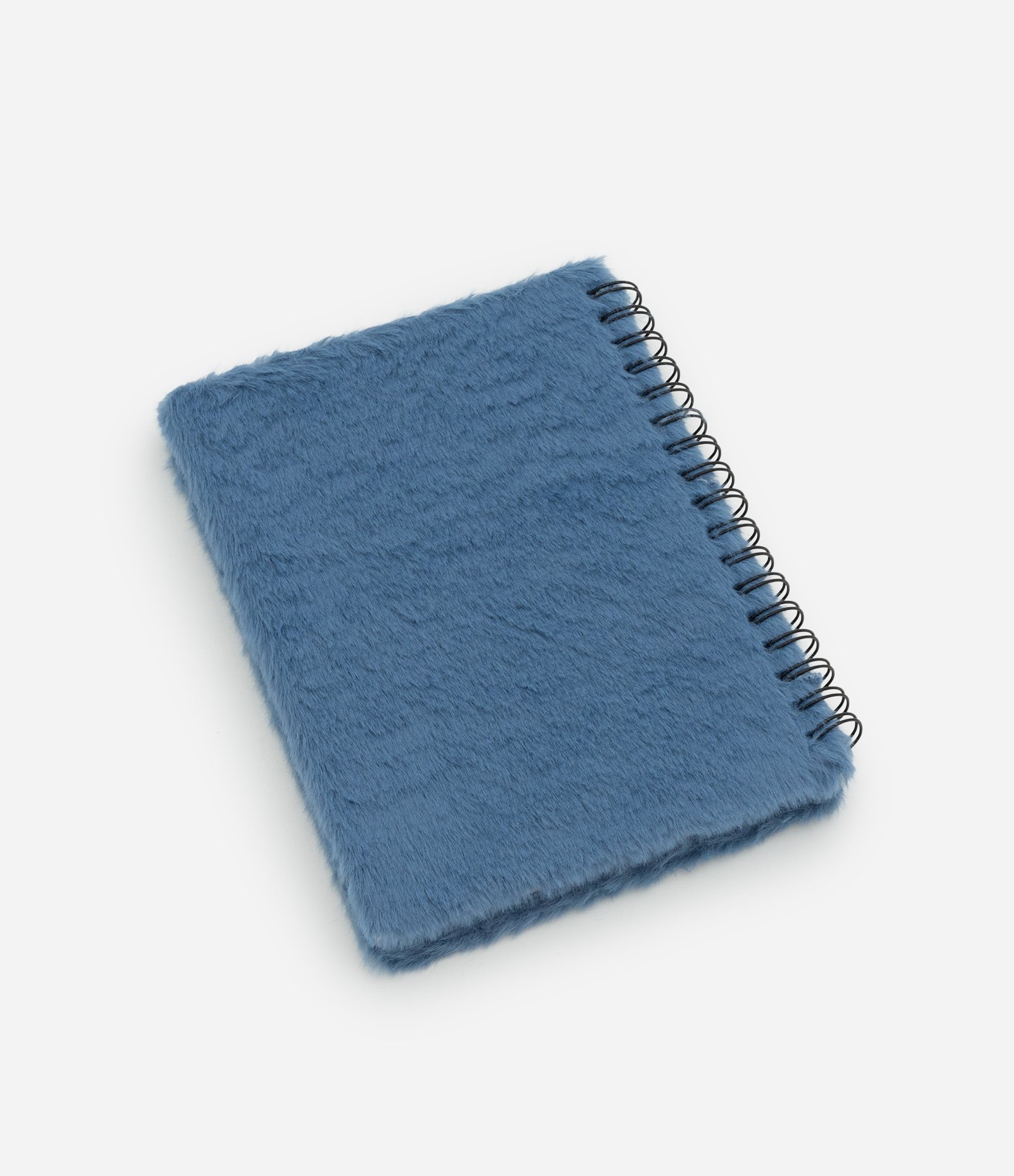 Caderno Papel e Estampa Stitch em Alto Relevo e Pelinhos Azul 3