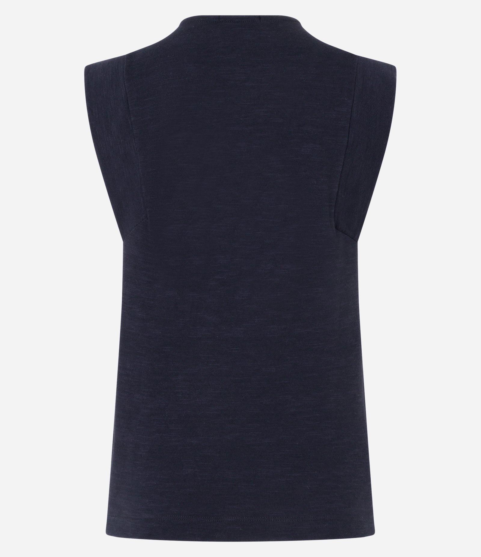 Blusa Muscle Tee com Ombros Largos e Superfície Texturizada Preto 8