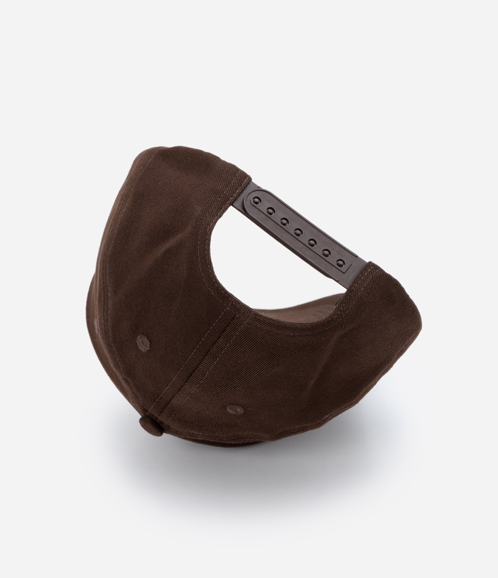 Boné Aba Curva em Algodão 06 Panel com Bordado New York Marrom 7