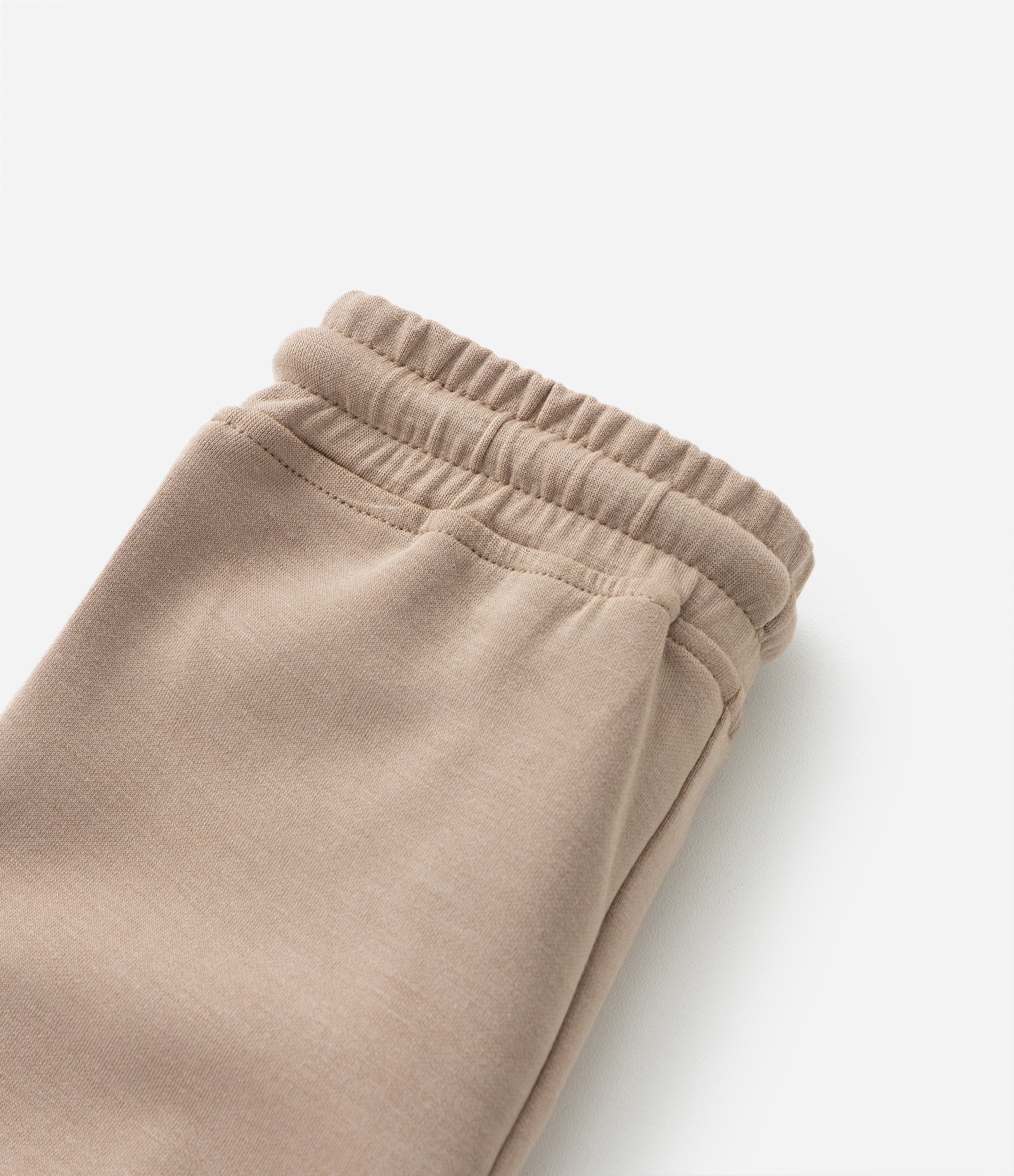 Calça Jogger Infantil em Malha Modal - Tam 0 a 12 meses Bege 5