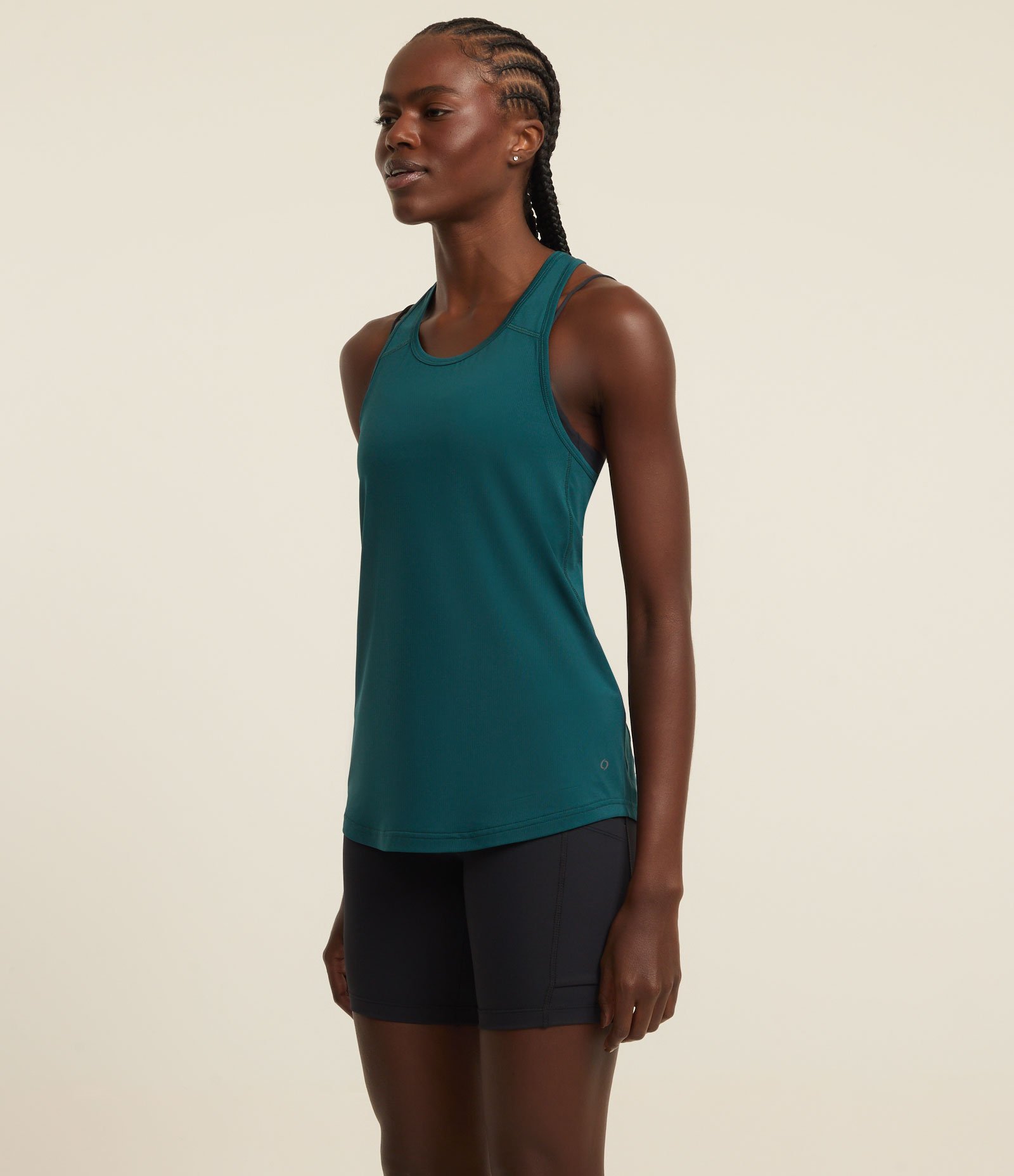 Regata Nadador Esportiva Alongada em Microfibra Azul Marinho 2