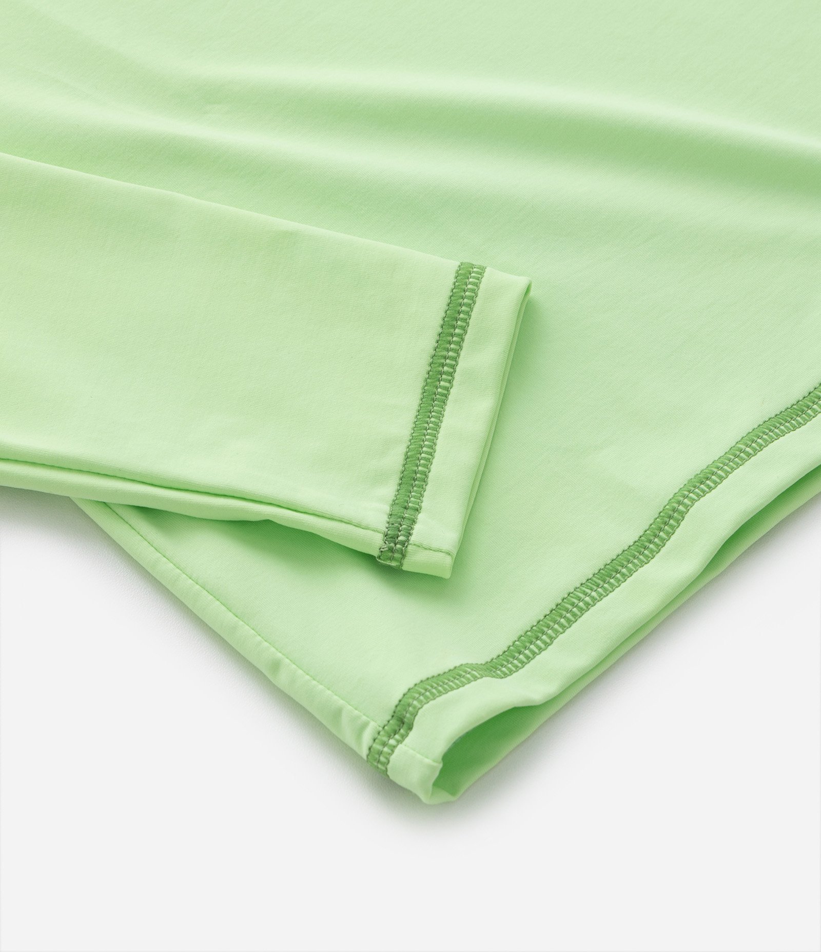 Camiseta Infantil com Proteção UV e Silk de Prancha - Tam 5 a 14 anos Verde Claro 4