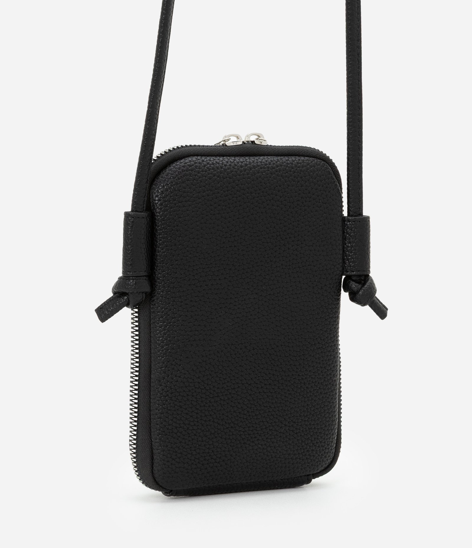 Bolsa Porta Celular com Bolsinho Frontal Preto 3