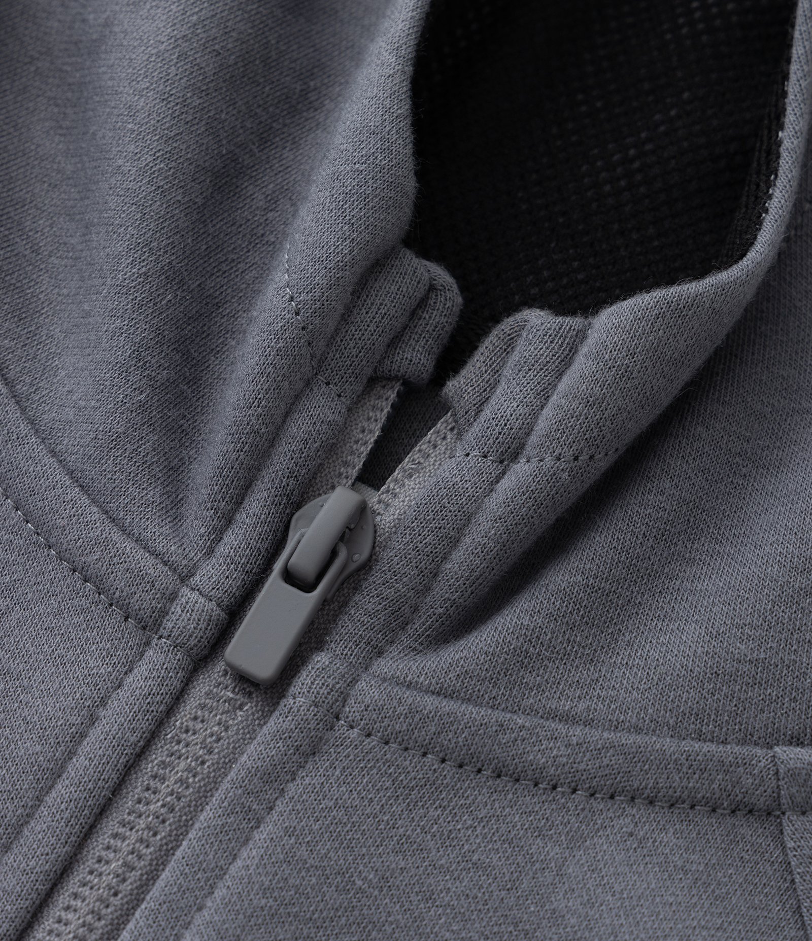 Casaco Esportivo Infantil com Capuz e Bolsos - Tam 5 a 14 Anos Cinza 5