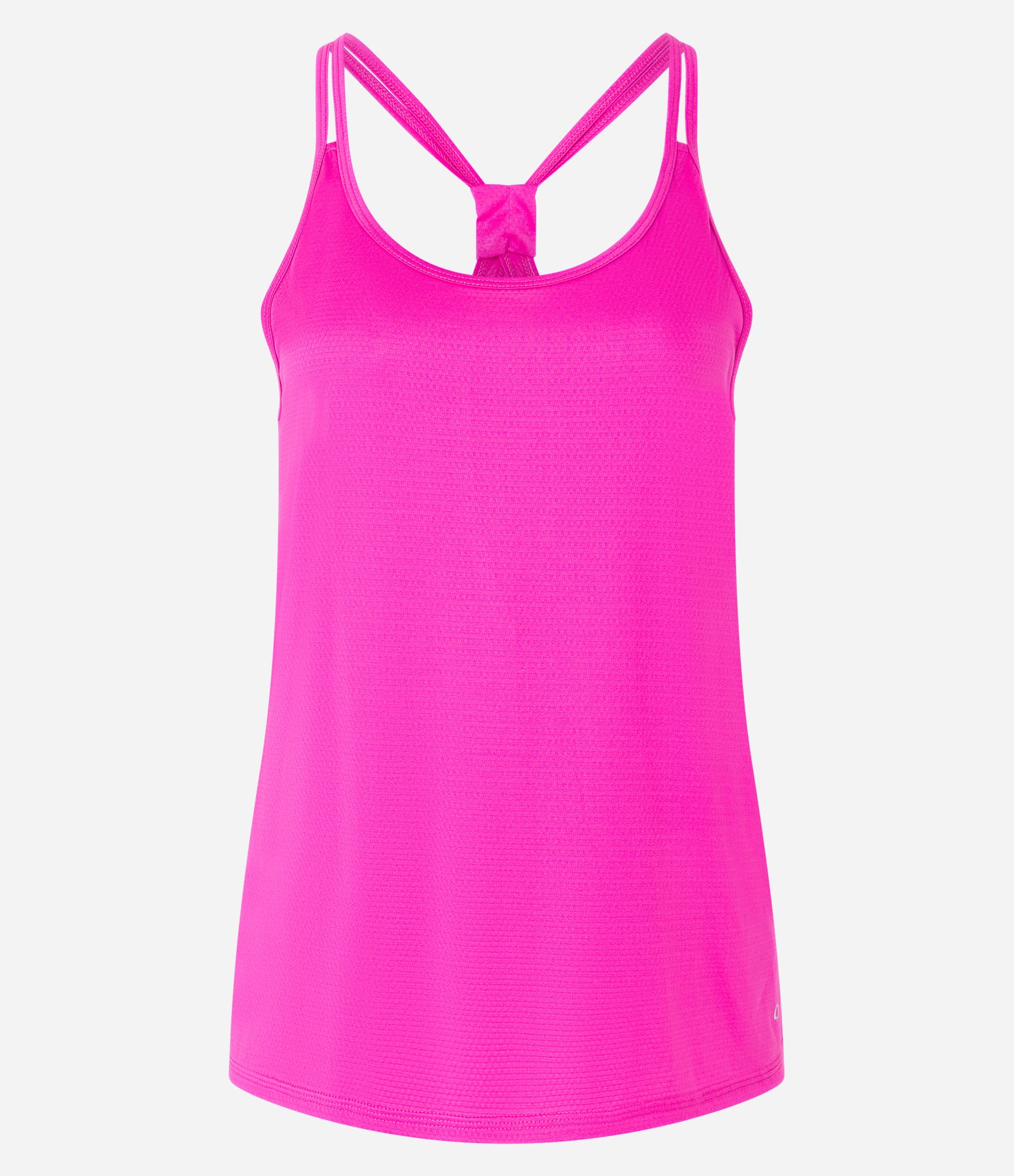 Blusa Regata Esportiva em Microfibra com Alças Duplas Rosa Pink 6