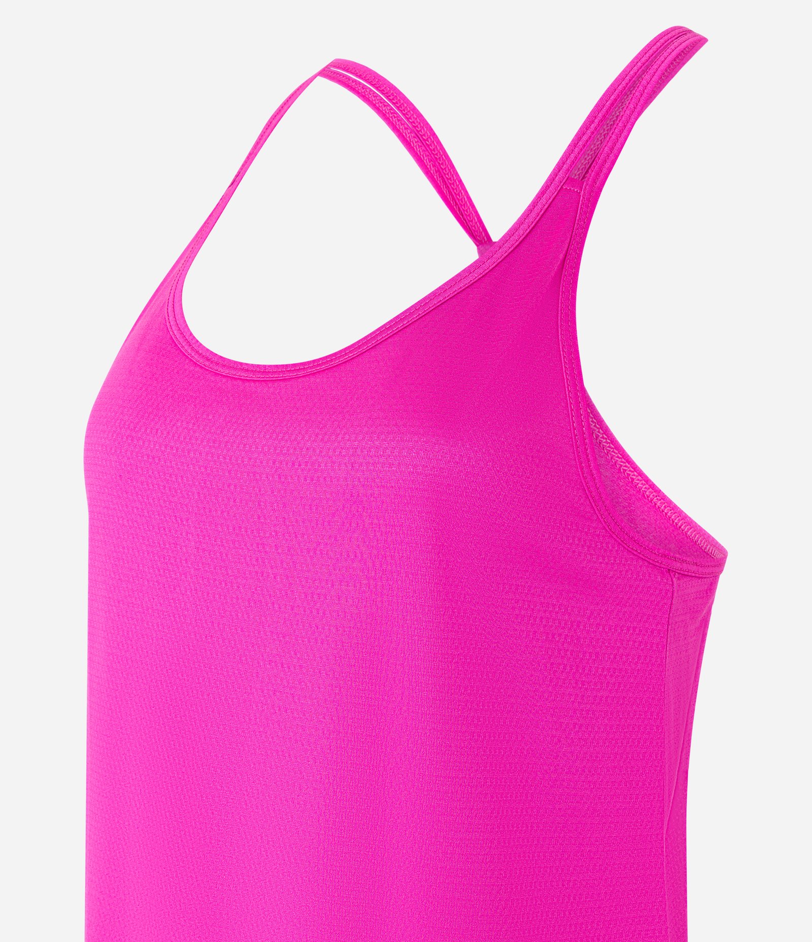Blusa Regata Esportiva em Microfibra com Alças Duplas Rosa Pink 7