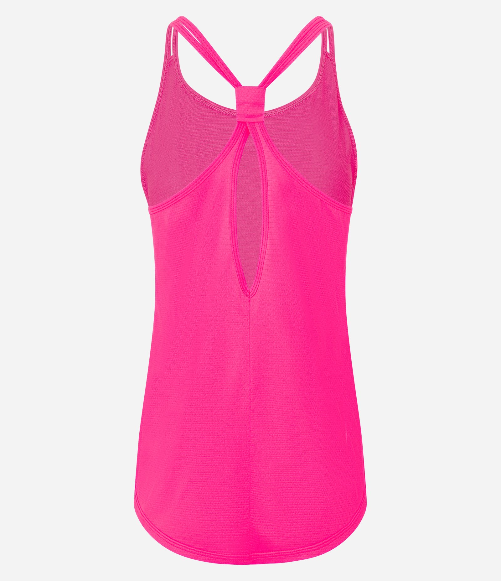 Blusa Regata Esportiva em Microfibra com Alças Duplas Rosa 8