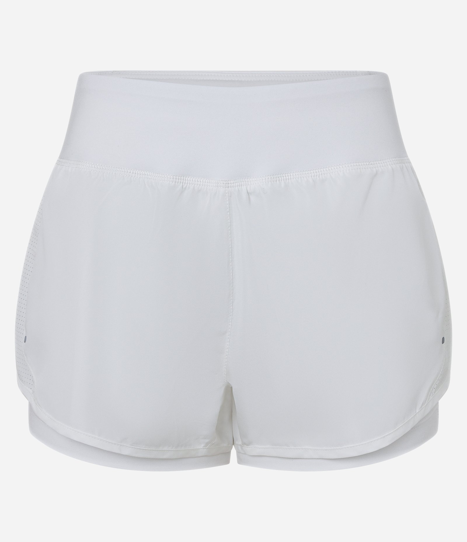 Bermuda Runner Esportiva em Microfibra com Bolso Funcional Branco 6