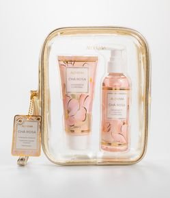 Sabonete Líquido - Fragrância Chá Rosa e Hidratante Corporal