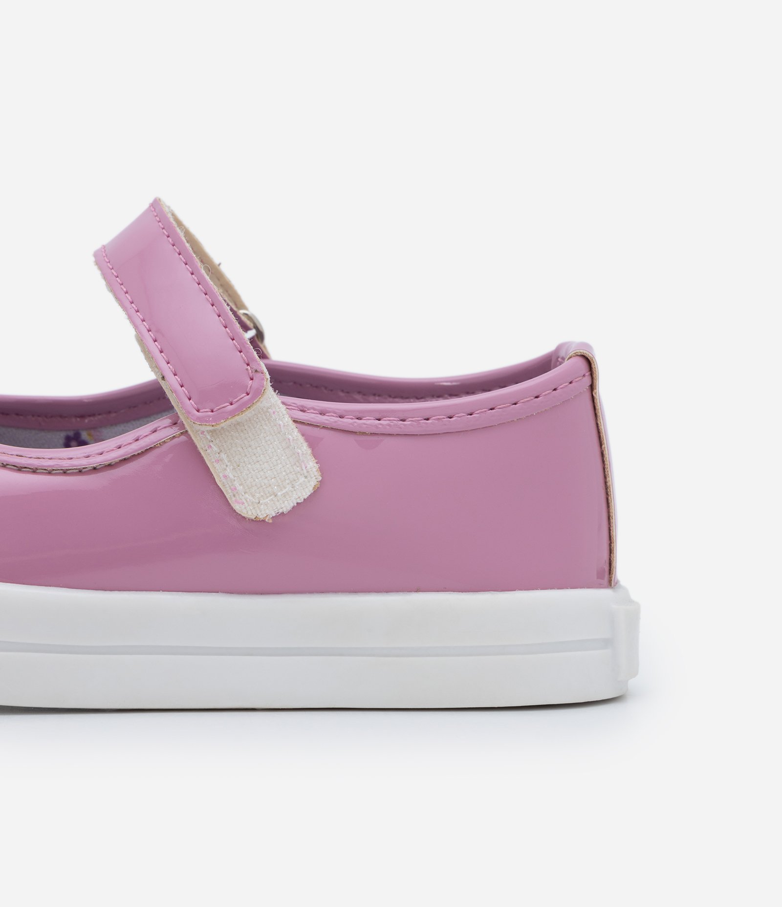 Sapato Boneca Infantil em PU com Velcro - Tam 20 ao 27 Rosa 2
