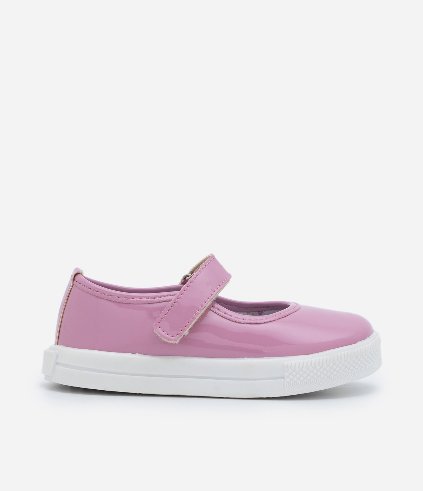 Sapato Boneca Infantil em PU com Velcro - Tam 20 ao 27 Rosa 5
