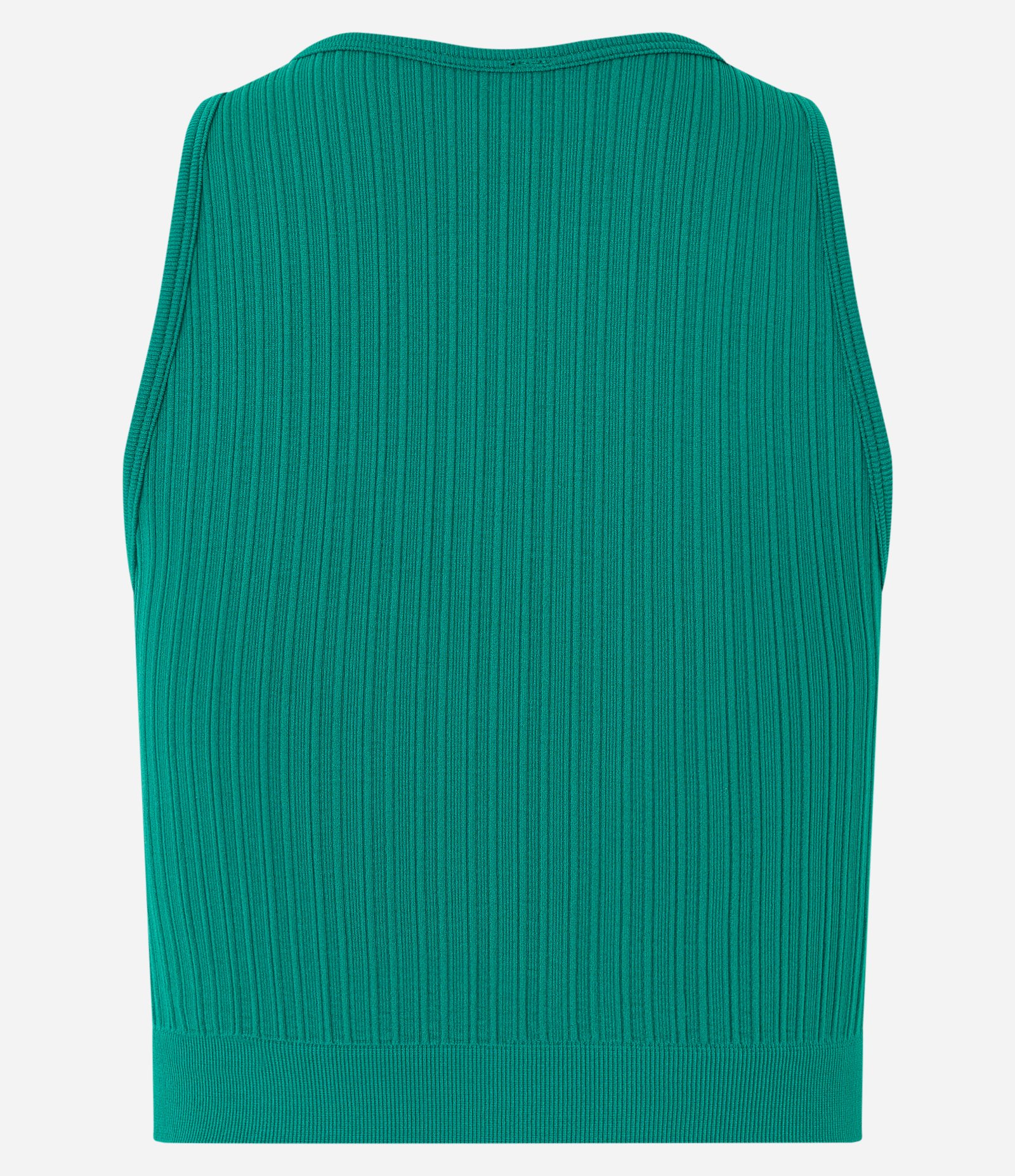 Blusa Seamless com Textura e Barra Larga Verde 6