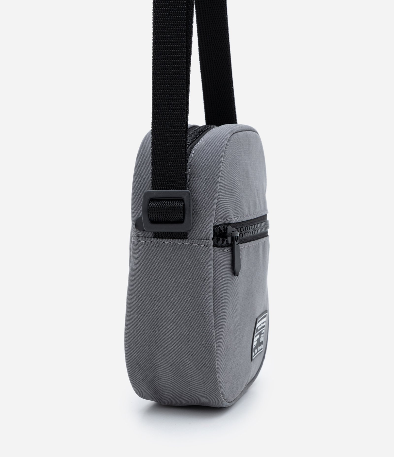 Bolsa Infantil Pequena com Bolsinho Cinza 2