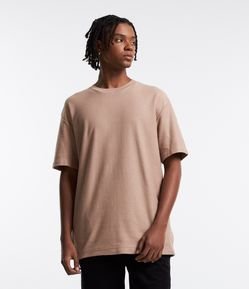 Camiseta Relaxed em Malhão Texturizado