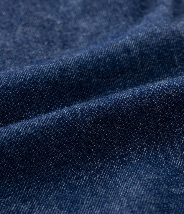 Short Comfy em Jeans com Amarração no Cós Curve & Plus Size Azul Jeans 7