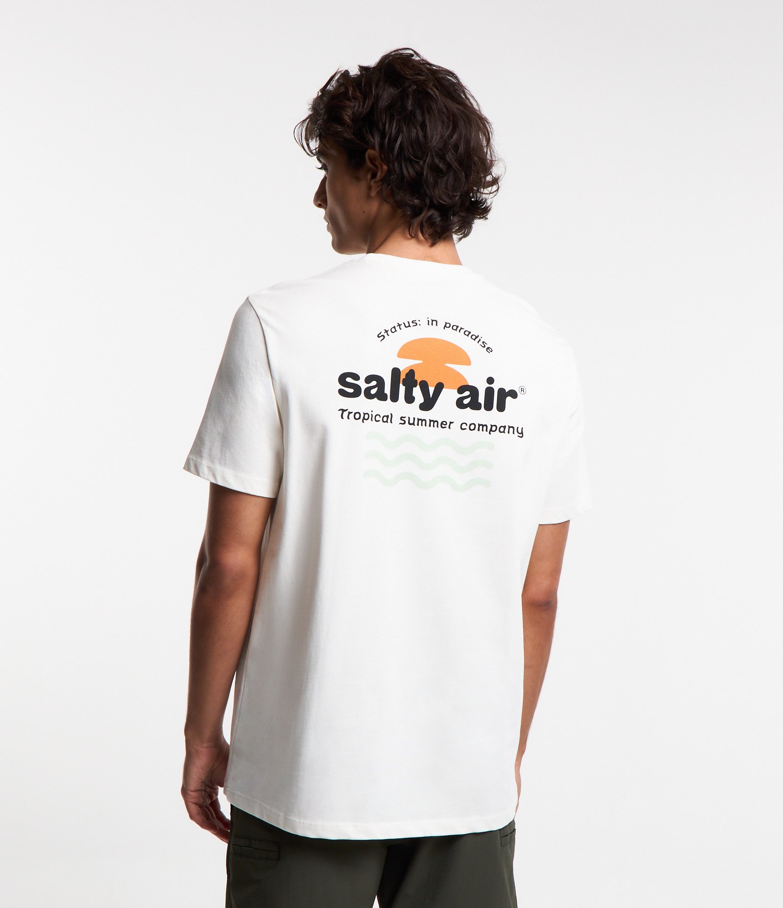Camiseta Comfort em Algodão Estampa Salty Air Off White 5