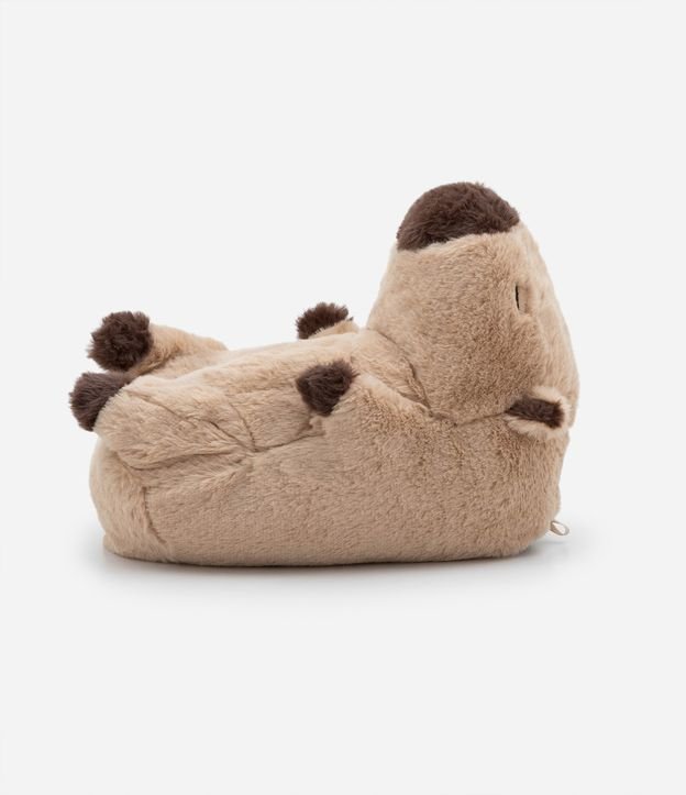 Pantufa Fechada com Estampa Capivara 3D