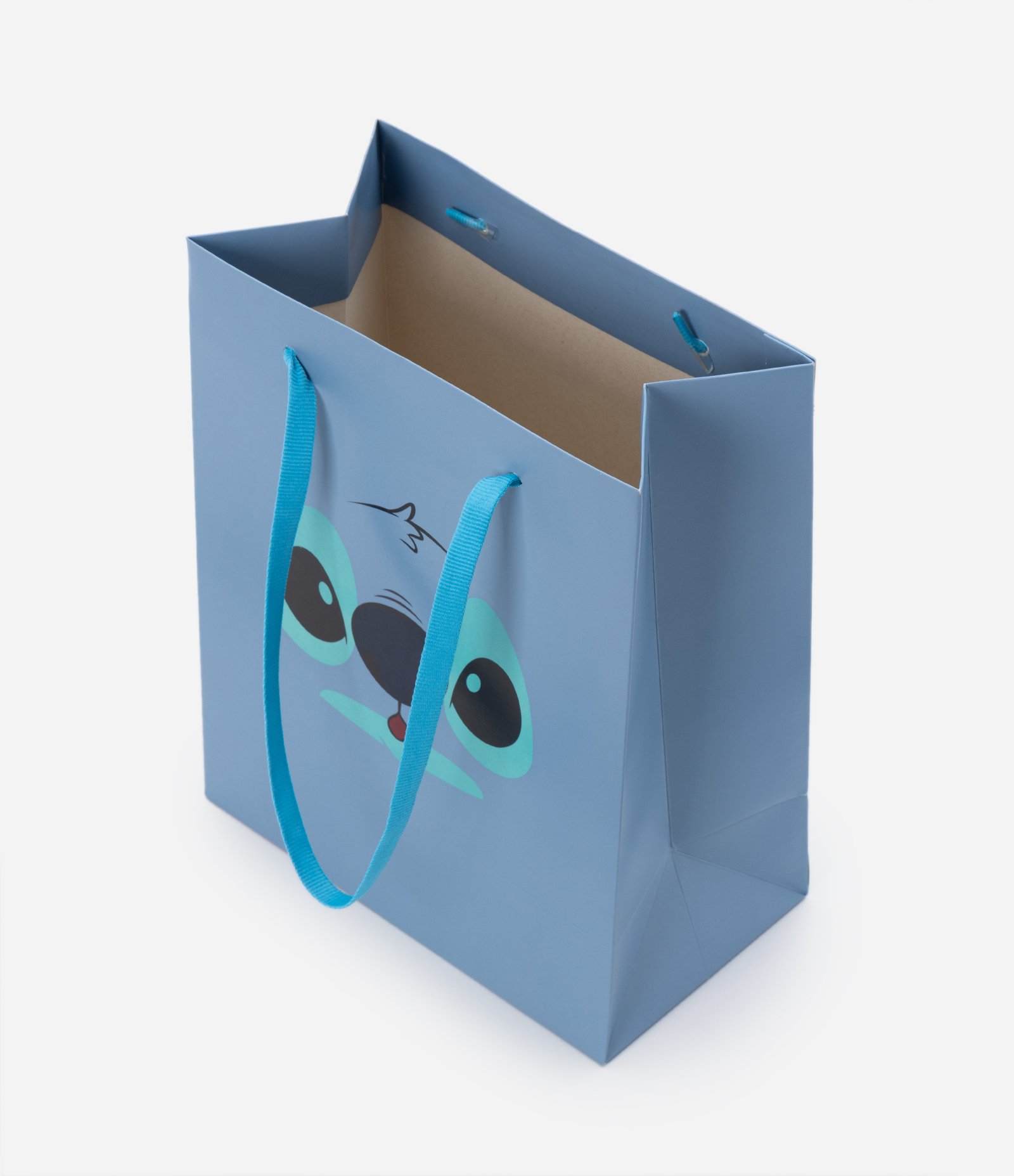 Embalagem de Presente Pequena com Estampa do Stitch Azul 2