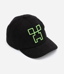 Boné Infantil em Sarja com Bordado Minecraft - Tam U