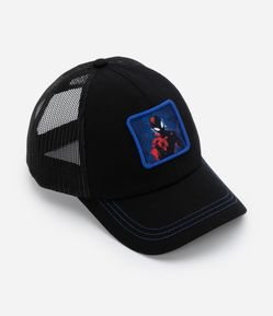 Boné Infantil em Sarja com Patch do Homem Aranha - Tam U