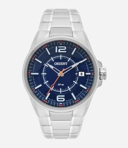 Relógio Masculino Orient Analógico com Caixa e Pulseira de Aço
