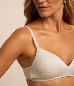 Sutiã Bojo Triangular em Viscose com Alças Reguláveis