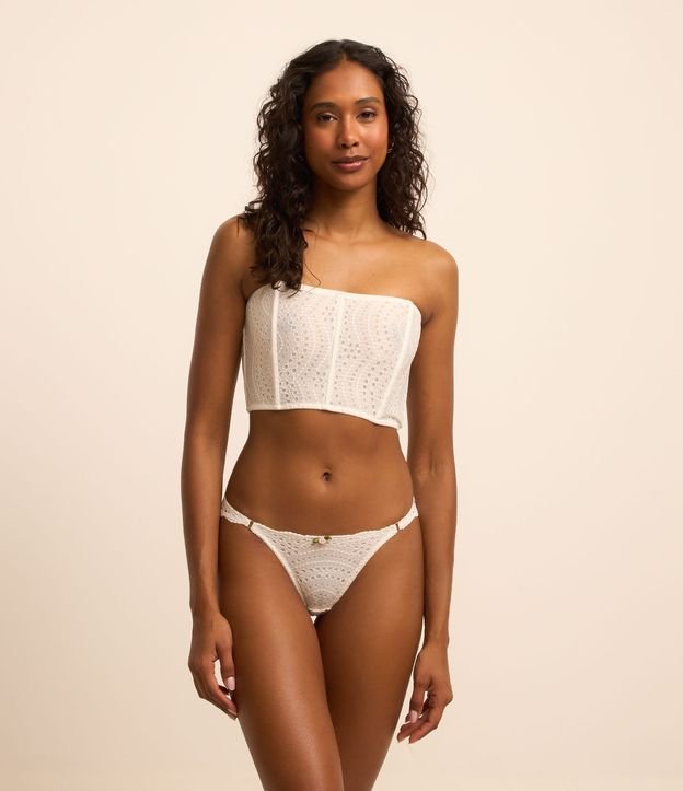 Sutiã Corset Sem Bojo em Laise