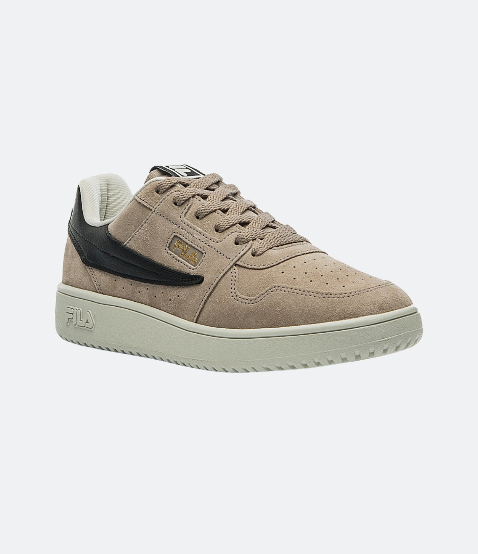 Tênis Clássico em Material Sintético com Recortes Fila Bege 2