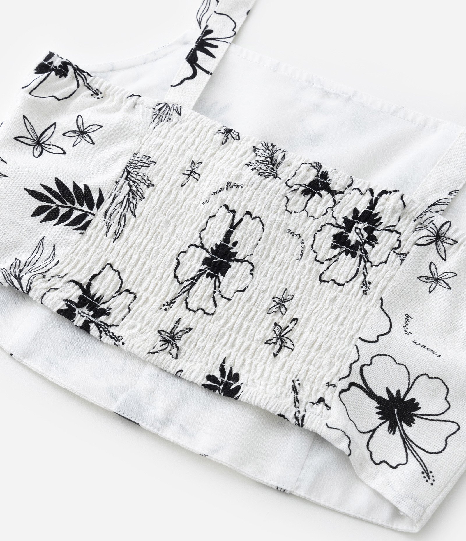 Blusa Infantil Floral com Botõezinhos - Tam 5 a 14 Anos Branco 5