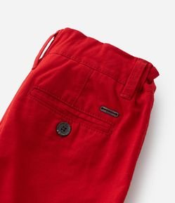 Bermuda Infantil em Sarja com Cinto - Tam 1 a 4 Anos