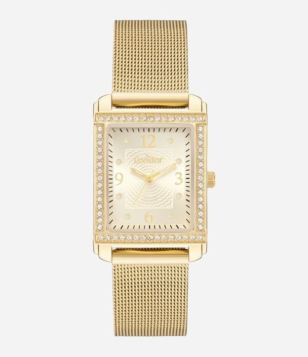 Kit Relógio Feminino Mondaine Analógico com Caixa de Metal e Pulseira de Aço